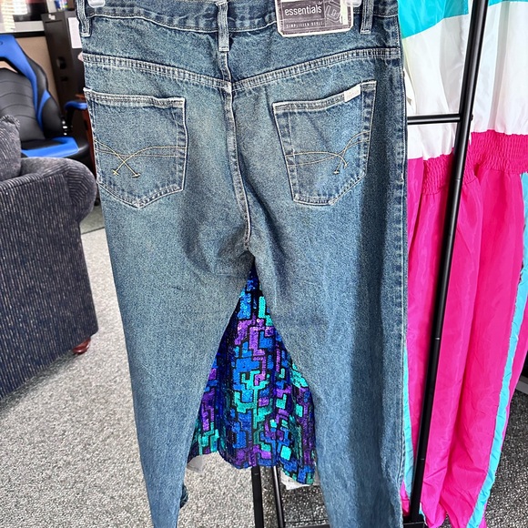 Ed Baxter London Relaxed Fit Men’s Jeans - Blue - Picture 2 of 4